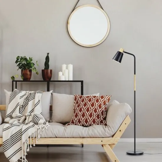 Rábalux Azim fekete állólámpa (RAB-74003) E27 1 izzós IP20