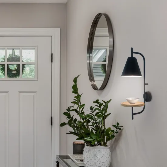 Rábalux Azome bükk-fekete falikar (RAB-71293) E27 1 izzós IP20