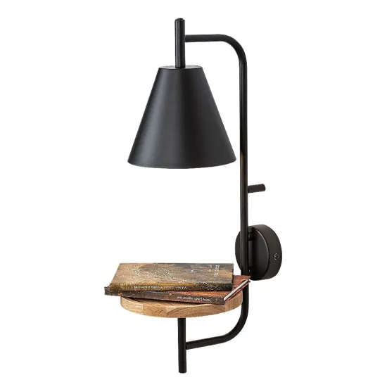 Rábalux Azome bükk-fekete falikar (RAB-71293) E27 1 izzós IP20