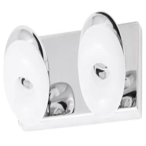 Rábalux Beata króm-fehér LED fürdőszobai fali lámpa (RAB-5717) LED 2 izzós IP44