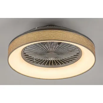 Rábalux Benicio szürke-fehér LED mennyezeti csillár ventilátor (RAB-5420) LED 1 izzós IP20 Rábalux Benicio szürke-fehér LED mennyezeti csillár ventilátor (RAB-5420) LED 1 izzós IP20