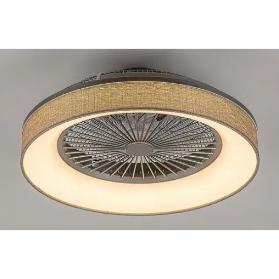 Rábalux Benicio szürke-fehér LED mennyezeti csillár ventilátor (RAB-5420) LED 1 izzós IP20