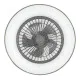 Rábalux Benicio szürke-fehér LED mennyezeti csillár ventilátor (RAB-5420) LED 1 izzós IP20