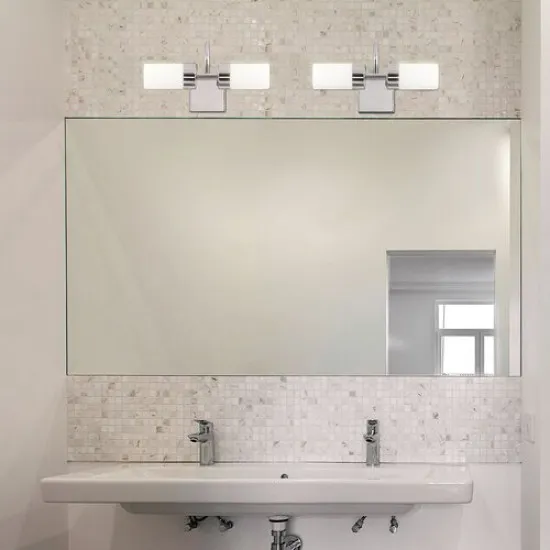 Rábalux Betty króm-opál LED fürdőszobai falikar (RAB-5714) LED 2 izzós IP44