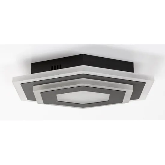 Rábalux Bitsi fekete-fehér LED mennyezeti lámpa (RAB-71113) LED 1 izzós IP20