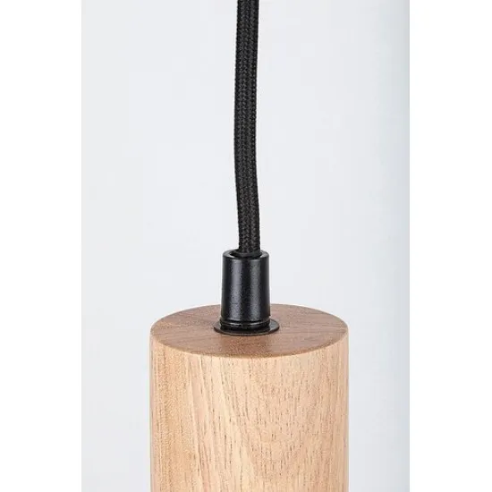 Rábalux Braulia bükk-fekete függesztett lámpa (RAB-72131) GU10 1 izzós IP20