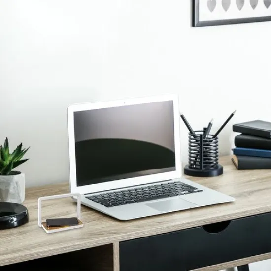 Rábalux Buldus tölgy-matt fehér asztali lámpa (RAB-76005) LED 1 izzós IP20