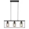 Rábalux Chadwick fekete függesztett lámpa (RAB-72033) E27 3 izzós IP20