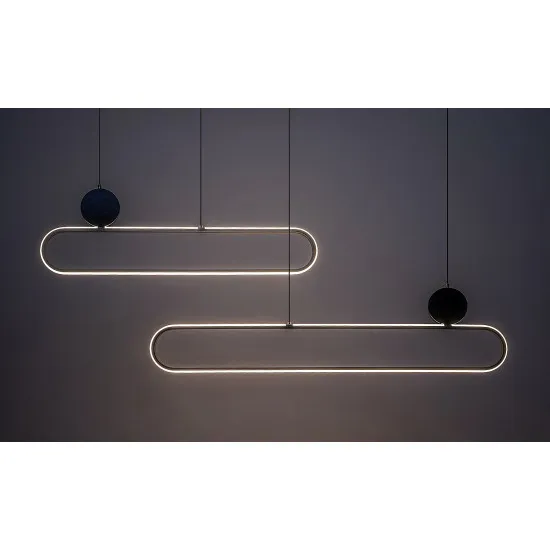 Rábalux Circado fekete-arany LED függesztett lámpa (RAB-72268) LED 1 izzós IP20