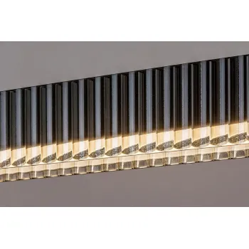 Rábalux Cital fekete LED függesztett lámpa (RAB-72214) LED 1 izzós IP20