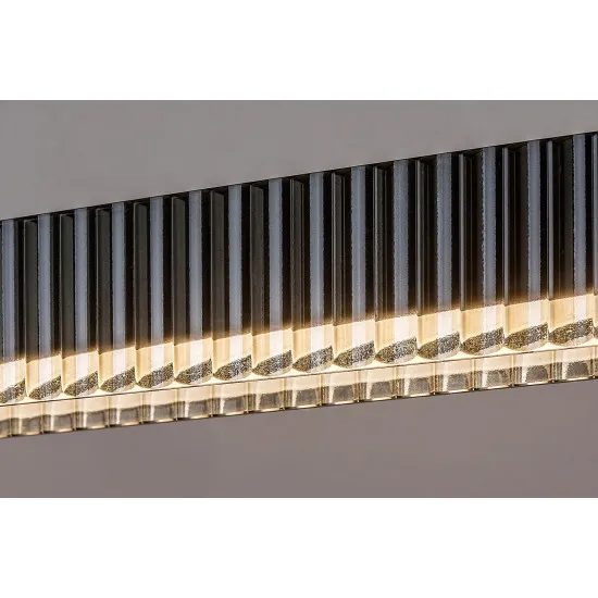 Rábalux Cital fekete LED függesztett lámpa (RAB-72214) LED 1 izzós IP20