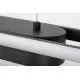 Rábalux Contessa fekete LED függesztett lámpa (RAB-72030) LED 1 izzós IP20