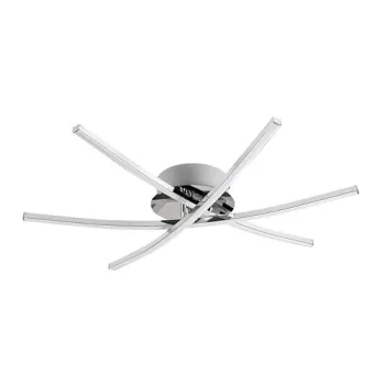 Rábalux Cyclone króm-fehér LED mennyezeti lámpa (RAB-4606) LED 1 izzós IP20