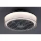 Rábalux Dalfon szürke LED mennyezeti csillár ventilátor (RAB-6857) LED 1 izzós IP20
