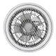 Rábalux Dalfon szürke LED mennyezeti csillár ventilátor (RAB-6857) LED 1 izzós IP20