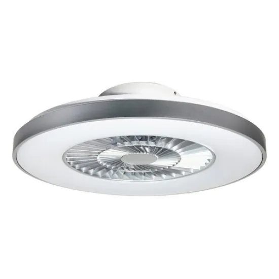 Rábalux Dalfon ezüst-fehér LED mennyezeti csillár ventilátor (RAB-6858) LED 1 izzós IP20