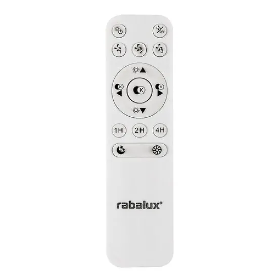 Rábalux Dalfon ezüst-fehér LED mennyezeti csillár ventilátor (RAB-6858) LED 1 izzós IP20