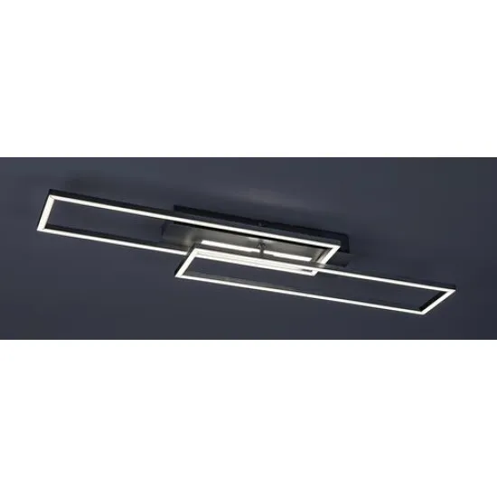 Rábalux Demetrius ezüst-aluminium LED mennyezeti lámpa (RAB-71012) LED 1 izzós IP20