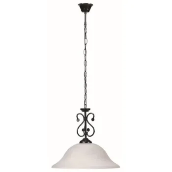 Rábalux Dorothea matt fekete-fehér alabástrom csillár (RAB-7776) E27 1 izzós IP20