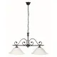 Rábalux Dorothea matt fekete-fehér alabástrom csillár (RAB-7777) E27 2 izzós IP20