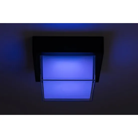 Rábalux Durbe fekete-fehér LED kültéri fali lámpa / LED kültéri mennyezeti lámpa (RAB-7247) LED 1 izzós IP54