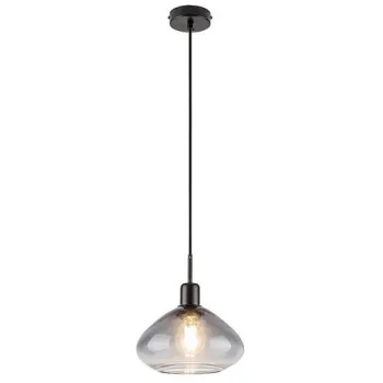 Rábalux Dvora füstszínű függesztett lámpa (RAB-72021) E27 1 izzós IP20