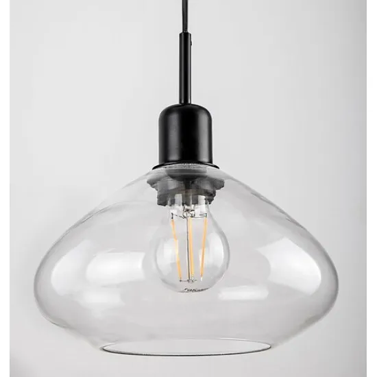 Rábalux Dvora matt fekete függesztett lámpa (RAB-72023) E27 3 izzós IP20