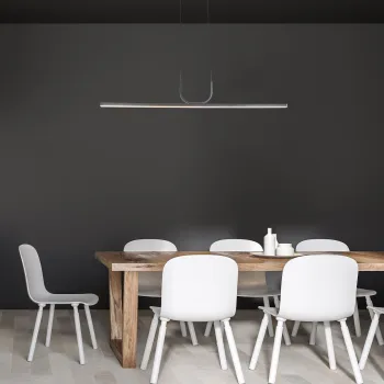 Rábalux Elia matt fekete LED függesztett lámpa (RAB-72127) LED 1 izzós IP20