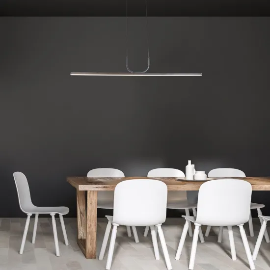 Rábalux Elia matt fekete LED függesztett lámpa (RAB-72127) LED 1 izzós IP20