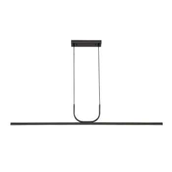 Rábalux Elia matt fekete LED függesztett lámpa (RAB-72127) LED 1 izzós IP20