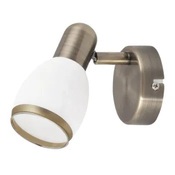 Rábalux Elite bronz-fehér spot falikar (RAB-5970) E14 1 izzós IP20