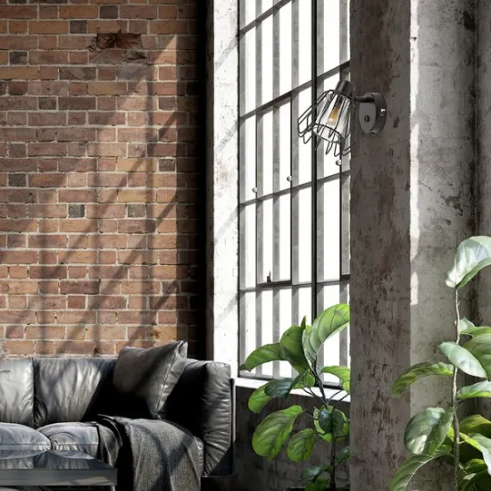 Rábalux Emerencia fekete fali spotlámpa (RAB-73067) E14 1 izzós IP20 Rábalux Emerencia fekete fali spotlámpa (RAB-73067) E14 1 izzós IP20