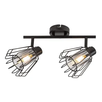 Rábalux Emerencia fekete mennyezeti spotlámpa (RAB-73068) E14 2 izzós IP20 Rábalux Emerencia fekete mennyezeti spotlámpa (RAB-73068) E14 2 izzós IP20