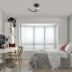 Rábalux Emilion fekete-arany LED mennyezeti lámpa (RAB-71296) LED 1 izzós IP20