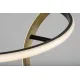 Rábalux Emilion fekete-arany LED függesztett lámpa (RAB-72296) LED 1 izzós IP20