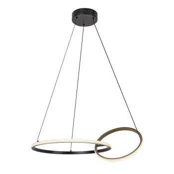 Rábalux Emilion fekete-arany LED függesztett lámpa (RAB-72296) LED 1 izzós IP20