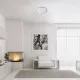 Rábalux Engon ezüst-fehér LED mennyezeti lámpa (RAB-71127) LED 1 izzós IP20