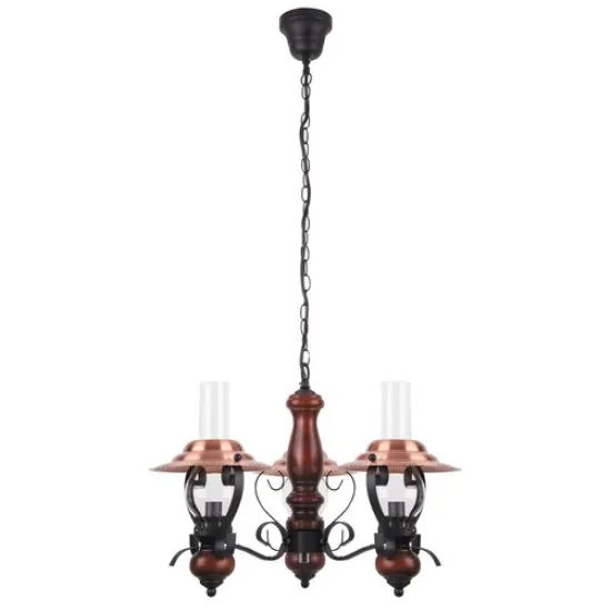 Rábalux Enna bronz-fekete csillár (RAB-7860) E14 3 izzós IP20