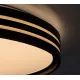 Rábalux Epora matt fekete-fehér LED mennyezeti lámpa (RAB-71118) LED 1 izzós IP20