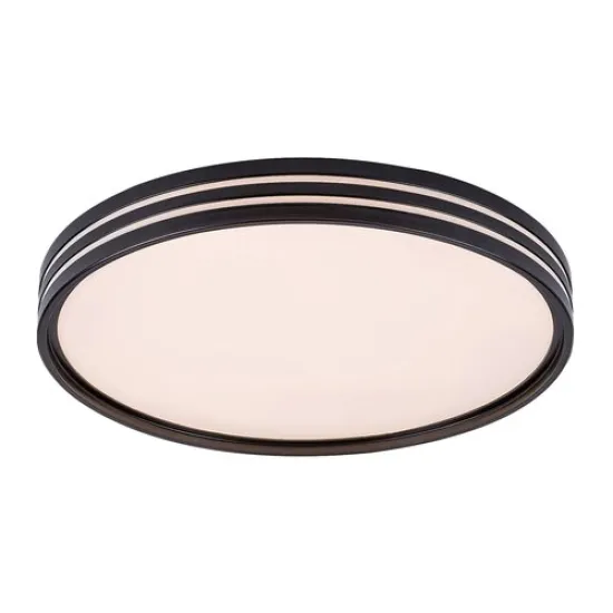 Rábalux Epora matt fekete-fehér LED mennyezeti lámpa (RAB-71118) LED 1 izzós IP20