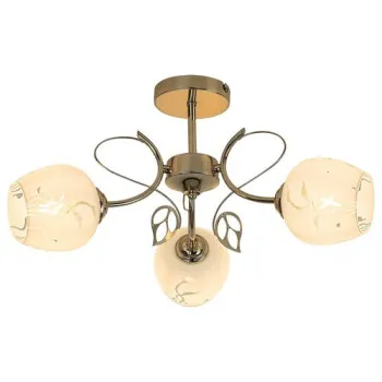 Rábalux Fauna arany-fehér mennyezeti lámpa (RAB-5098) E27 3 izzós IP20