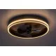 Rábalux Faustine fekete-fehér LED mennyezeti csillár ventilátor (RAB-71016) LED 1 izzós IP20