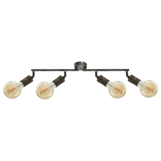 Rábalux Fidel antik arany mennyezeti lámpa (RAB-3217) E27 4 izzós IP20