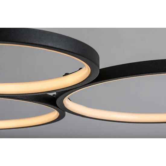 Rábalux Formand fekete LED függesztett lámpa (RAB-72297) LED 1 izzós IP20