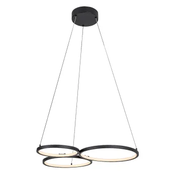 Rábalux Formand fekete LED függesztett lámpa (RAB-72297) LED 1 izzós IP20