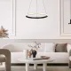 Rábalux Grete fekete LED függesztett lámpa (RAB-72258) LED 1 izzós IP20
