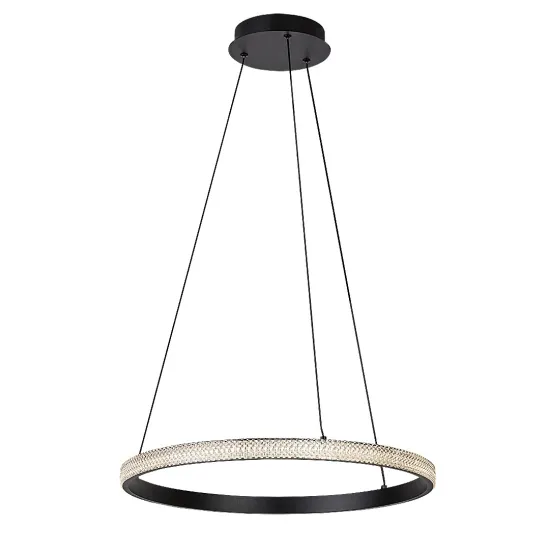 Rábalux Grete fekete LED függesztett lámpa (RAB-72258) LED 1 izzós IP20