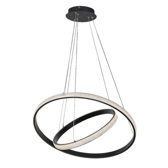 Rábalux Grete fekete LED függesztett lámpa (RAB-72259) LED 1 izzós IP20