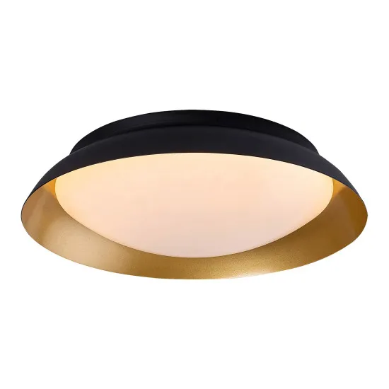 Rábalux Hafsa fekete-arany LED mennyezeti lámpa (RAB-71187) LED 1 izzós IP20