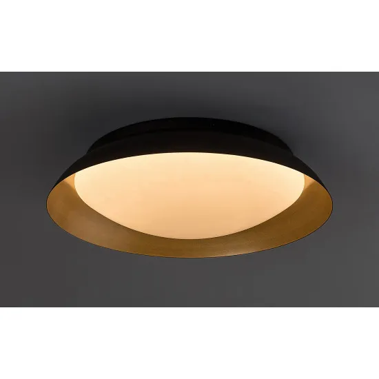 Rábalux Hafsa fekete-arany LED mennyezeti lámpa (RAB-71188) LED 1 izzós IP20